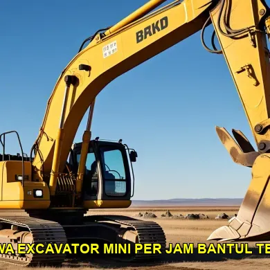 Berapa Harga Sewa Excavator Mini Per Jam di Bantul